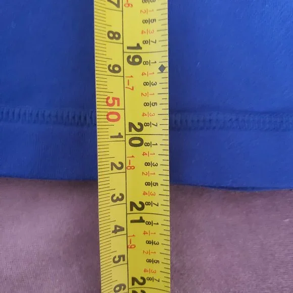 Lululemon Royal Blue Deep V Tank Mesh Back Size 4 - Picture 7 of 8